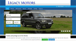 Desktop Screenshot of legacy-motors.co.uk